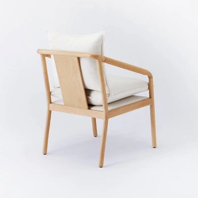 Ventura Upholstered Accent Chair With Wood Frame Natural - Threshold™ Designed With Studio McGee 3 Ventura Upholstered Accent Chair With Wood Frame Natural - Threshold™ Designed With Studio McGee - Image 3