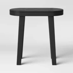 Woodland Carved Wood Accent Table - Black - Threshold™ -Threshold Living Room Sales Store GUEST 028d936f c1e9 49b0 a030 2e6b1194a496