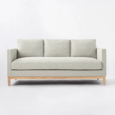 Woodland Hills Wood Base Sofa Light Gray - Threshold™ Designed With Studio McGee 2 Woodland Hills Wood Base Sofa Light Gray - Threshold™ Designed With Studio McGee - Image 2