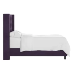 Nail Button Tufted Wingback Velvet Bed - Skyline Furniture -Threshold Living Room Sales Store GUEST 05a3a430 5822 47ba 931d 739f91741b98