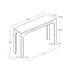 Thetford Console Table Gray - Threshold™ Designed With Studio McGee -Threshold Living Room Sales Store GUEST 094e781e 9ba9 4573 90e2 20870689eed5
