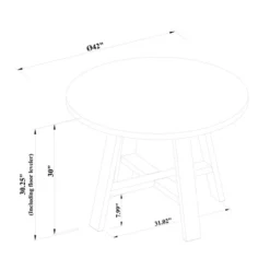 42" Linden Round Wood Dining Table - Threshold™ Designed With Studio McGee 11 42" Linden Round Wood Dining Table - Threshold™ Designed With Studio McGee -Threshold Living Room Sales Store GUEST 0c000735 3d37 445d 864f 66166a58d562