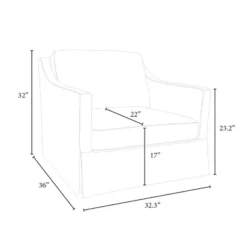 Vivian Park Upholstered Swivel Chair Cream - Threshold™ Designed With Studio McGee -Threshold Living Room Sales Store GUEST 0f6cc5a6 f1ac 4b5a a69b 5faae524745a