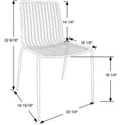 Set Of 2 Sodra Rounded Seat Wire Dining Chair Black - Threshold™ -Threshold Living Room Sales Store GUEST 0f828125 acf9 421a 891b 2b59dd6df491
