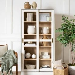 72" Promontory Cabinet With Sliding Doors - Threshold™ Designed With Studio McGee -Threshold Living Room Sales Store GUEST 123e42a0 83f1 4a74 b01e b843c1da7645