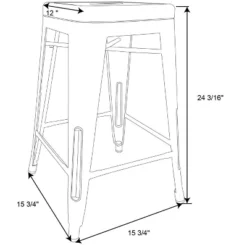 Set Of 2 Carlisle Backless Swivel Counter Height Barstool Matte Black - Threshold™ 7 Set Of 2 Carlisle Backless Swivel Counter Height Barstool Matte Black - Threshold™ -Threshold Living Room Sales Store GUEST 15d5afed 18c0 46bb bc02 db716f3bc002