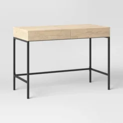 Loring Wood Writing Desk With Drawers And Charging Station - Threshold™ -Threshold Living Room Sales Store GUEST 179e5fa9 f7ca 441d b11a aee71a298562