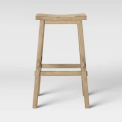 Halifax Farmhouse Wood Barstool - Threshold™ -Threshold Living Room Sales Store GUEST 1b06258a e3c0 48cc a387 5647345572c1
