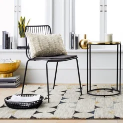 Set Of 2 Sodra Rounded Seat Wire Dining Chair Black - Threshold™ -Threshold Living Room Sales Store GUEST 1f0c0031 cd11 4dd2 b4b3 61162d0e2dff