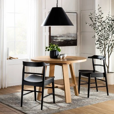 42" Linden Round Wood Dining Table - Threshold™ Designed With Studio McGee 1 42" Linden Round Wood Dining Table - Threshold™ Designed With Studio McGee