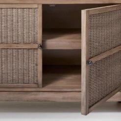 Brandeis Woven TV Stand For TVs Up To 60" Brown - Threshold™ Designed With Studio McGee -Threshold Living Room Sales Store GUEST 207e0e77 d234 4ee8 8261 19fba8aebd36