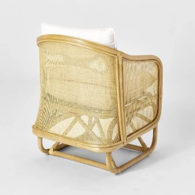 Rialto Woven Barrel Back Chair With Cushion - Threshold™ Designed With Studio McGee 2 Rialto Woven Barrel Back Chair With Cushion - Threshold™ Designed With Studio McGee - Image 2