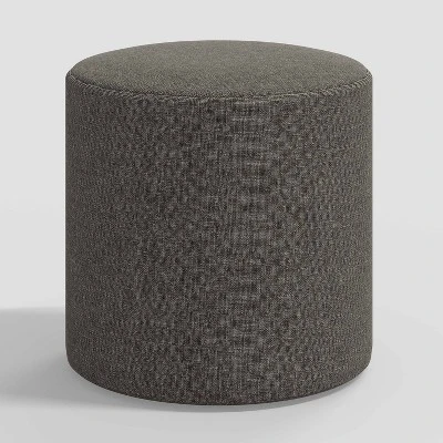 Round Thalia Ottoman In Textured Linen - Threshold™ 4 Round Thalia Ottoman In Textured Linen - Threshold™ - Image 4