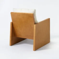 Duchesne Wood Accent Chair With Upholstered Seat And Back Cream - Threshold™ Designed With Studio McGee 9 Duchesne Wood Accent Chair With Upholstered Seat And Back Cream - Threshold™ Designed With Studio McGee -Threshold Living Room Sales Store GUEST 24953014 21ba 4b79 86f6 10fc824431e8