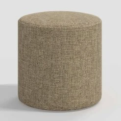 Round Thalia Ottoman In Textured Linen - Threshold™ 12 Round Thalia Ottoman In Textured Linen - Threshold™ -Threshold Living Room Sales Store GUEST 26599592 80e4 416a 8427 b087092ea95d