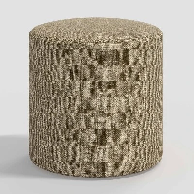 Round Thalia Ottoman In Textured Linen - Threshold™ 3 Round Thalia Ottoman In Textured Linen - Threshold™ - Image 3
