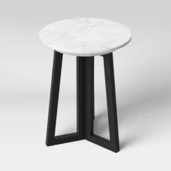Altavista Round Marble End Table White - Threshold™ -Threshold Living Room Sales Store GUEST 2758c8eb 8d8e 4972 8d46 eafeb11b9283