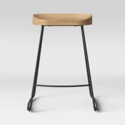 Hull Low Back Wood/Metal Counter Height Barstool - Threshold™ -Threshold Living Room Sales Store GUEST 27d7dada 30d1 4350 9551 7706cbd95c62