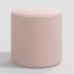 Round Thalia Ottoman In Velvet - Skyline Furniture -Threshold Living Room Sales Store GUEST 2ac0aefd 3e71 4398 aa75 84e024a8ca06