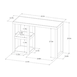 Carson Wood Writing Desk With Storage White - Threshold™ -Threshold Living Room Sales Store GUEST 2e25fab9 58e1 4d1d ab2f 351e9f9fb385