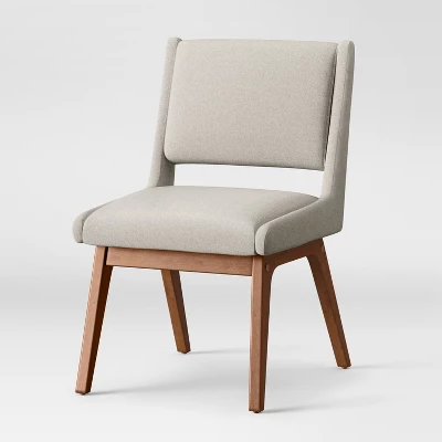 Holmdel Mid-Century Dining Chair Beige - Threshold™ 2 Holmdel Mid-Century Dining Chair Beige - Threshold™ - Image 2