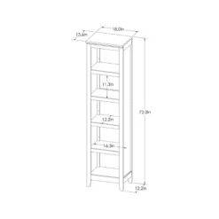 72" Carson Narrow Bookcase - Threshold™ -Threshold Living Room Sales Store GUEST 2f5b1add e3dc 46cd a227 07b43a380bc4