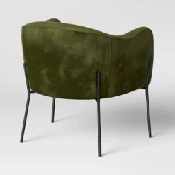 Gladden Rounded Back Anywhere Chair Dark Green - Threshold™ -Threshold Living Room Sales Store GUEST 3626b6f8 9117 453d ba49 abf970c92318