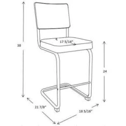 Cecilton Chrome Cantilever Counter Height Barstool Cream Boucle - Threshold™ -Threshold Living Room Sales Store GUEST 3858fa9d 86e6 4bd9 99af 02bff186a58f