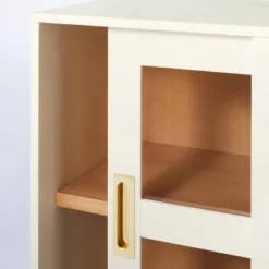 32" Promontory Sliding Glass 2 Door Cabinet - Threshold™ Designed With Studio McGee -Threshold Living Room Sales Store GUEST 398e0eec bec3 45c1 95e7 a8239c467b48