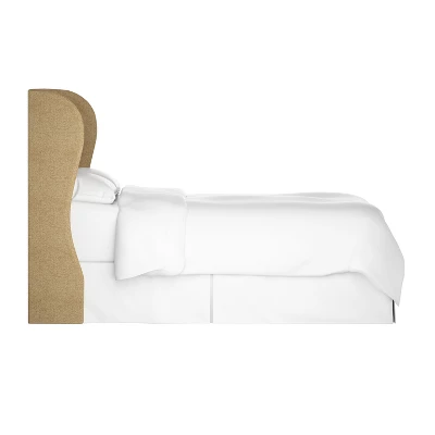 Tufted Woven Upholstered Wingback Headboard - Skyline Furniture 2 Tufted Woven Upholstered Wingback Headboard - Skyline Furniture - Image 2