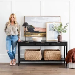 East Bluff Woven Drawer Console Table - Threshold™ Designed With Studio McGee -Threshold Living Room Sales Store GUEST 3fbfc6cc 1762 479f 85f6 5816e3ff493f