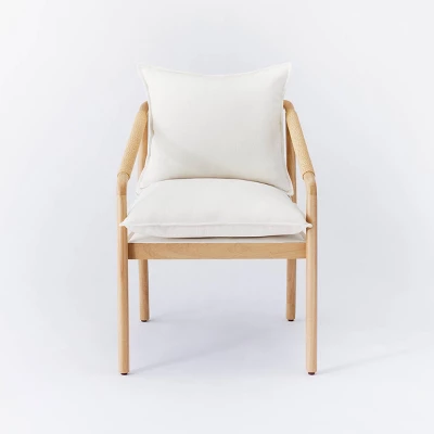 Ventura Upholstered Accent Chair With Wood Frame Natural - Threshold™ Designed With Studio McGee 2 Ventura Upholstered Accent Chair With Wood Frame Natural - Threshold™ Designed With Studio McGee - Image 2