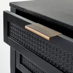 East Bluff 2 Drawers Woven Accent Table Black - Threshold™ Designed With Studio McGee -Threshold Living Room Sales Store GUEST 42e77654 e6d8 43bd 9f8b 688c84d09d27