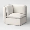 3pc Haven French Seam Modular Sectional Cream - Threshold™