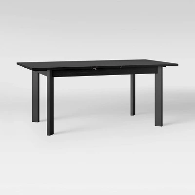 Bombelli Modern Extendable Dining Table Black - Threshold™ 2 Bombelli Modern Extendable Dining Table Black - Threshold™ - Image 2