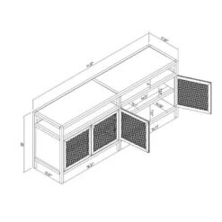 Springville Caned Door TV Stand - Threshold™ Designed With Studio McGee -Threshold Living Room Sales Store GUEST 4767db1b 9dbf 4d97 9af5 725f225f4811