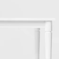 72" Cambridge Farmhouse Fully Painted Turned Leg Rectangular Dining Table White - Threshold™ -Threshold Living Room Sales Store GUEST 49e593b1 6ab9 440a be2f 8e2eaccaf10d