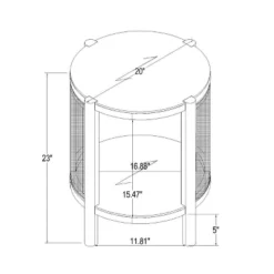 Portola Hills Woven Accent Table - Threshold™ Designed With Studio McGee 16 Portola Hills Woven Accent Table - Threshold™ Designed With Studio McGee -Threshold Living Room Sales Store GUEST 4adf35f8 0ed1 4393 b30c c5682441d8d8