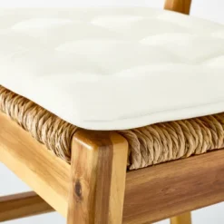 2pk Temescal Valley Wood And Woven Dining Chairs With Cushion Cream - Threshold™ Designed With Studio McGee -Threshold Living Room Sales Store GUEST 4da36d2c 3c3e 481f b3fd 7f53ac6a4693