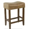 24" Rumford Saddle Counter Height Barstool With Wood Leg - Threshold™