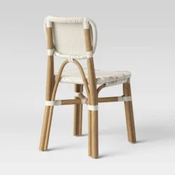 Canton Rattan And Woven Dining Chair White - Threshold™ -Threshold Living Room Sales Store GUEST 4e0bc578 eecb 4781 bfb1 202cab8926ad