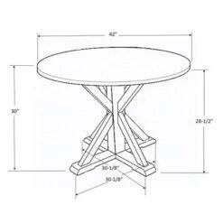 42" Litchfield Round Dining Table - Threshold™ -Threshold Living Room Sales Store GUEST 4e260b1e e098 4c94 aa81 80d76669bb73