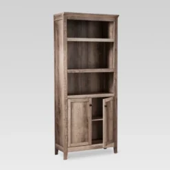 72" Carson 5 Shelf Bookcase With Doors - Threshold™ -Threshold Living Room Sales Store GUEST 50091ed5 fc57 4bb6 a167 b371f65079f8