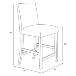 25" Velvet Parsons Counter Height Barstool Wood - Threshold™ 15 25" Velvet Parsons Counter Height Barstool Wood - Threshold™ -Threshold Living Room Sales Store GUEST 502e98e9 d371 4be1 ac02 195efdc5d03b