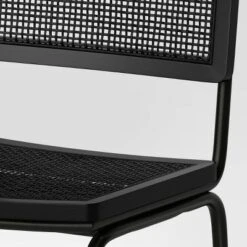 Errol Cane And Wood Dining Chair With Metal Legs Black - Threshold™ -Threshold Living Room Sales Store GUEST 5279fd2d 6540 4b0a 9d4f b9e7a5700f6d