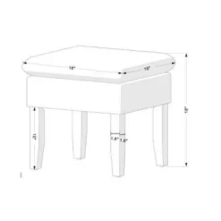 Buffalo Plaid Stool Blue - Threshold™ -Threshold Living Room Sales Store GUEST 5327813e 3277 474f 983b 3da2c8c31870