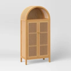 Woven Arched Wood Cabinet - Threshold™ -Threshold Living Room Sales Store GUEST 55ee5cc0 3aff 4967 be03 2e31c724f280