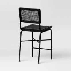 Errol Cane And Wood Counter Height Barstool With Metal Legs Black - Threshold™ 7 Errol Cane And Wood Counter Height Barstool With Metal Legs Black - Threshold™ -Threshold Living Room Sales Store GUEST 5969f2ad bd68 4725 9295 f089a407e57d