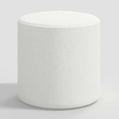 Round Thalia Ottoman In Textured Linen - Threshold™ 10 Round Thalia Ottoman In Textured Linen - Threshold™ - Image 10