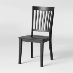 2pk Holden Slat Back Dining Chair Black - Threshold™ -Threshold Living Room Sales Store GUEST 5c33c1cf e8f4 40f2 8880 34c871685475